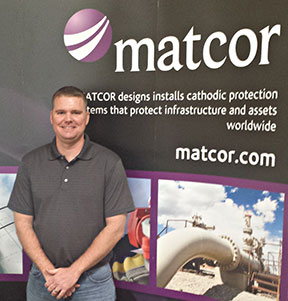 Isaac Renfro, NACE Workforce Development Program graduate and MATCOR Technician Isaac Renfro, NACE Workforce Development Program graduate and MATCOR Technician